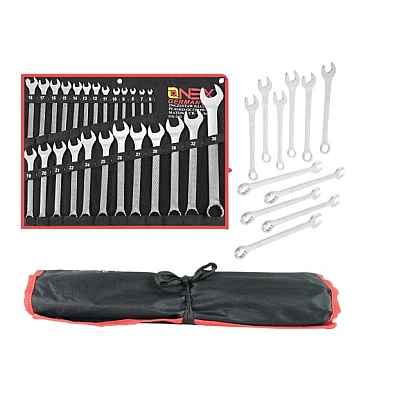 Set 25 chei fixe combinate 6 / 36 mm Chrome Vanadium Cr V OX 252 Set 25 chei fixe combinate 6 / 36 mm Chrome Vanadium Cr V OX 252
