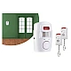 Alarma wireless cu 2 telecomenzi si senzor de miscare cu infrarosu OFF Alarma wireless cu 2 telecomenzi si senzor de miscare cu infrarosu OFF
