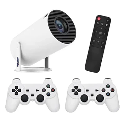 Proiector de jocuri X10 Plus 4K 120 lumeni 64 GB cu telecomanda 10000 de jocuri si 2 controller Proiector de jocuri X10 Plus 4K 120 lumeni 64 GB cu telecomanda 10000 de jocuri si 2 controller