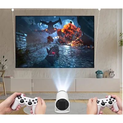 Proiector de jocuri X10 Plus 4K 120 lumeni 64 GB cu telecomanda 10000 de jocuri si 2 controller Proiector de jocuri X10 Plus 4K 120 lumeni 64 GB cu telecomanda 10000 de jocuri si 2 controller