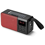 Boxa portabila cu incarcare Solara HF F6 conexiune bluetooth radio FM player mp3 USB/TF