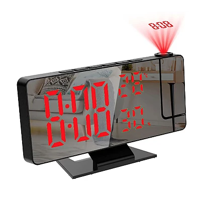 Ceas de masa DS 3718LW afisaj si proiectie efect oglinda alarma temperatura umiditate Ceas de masa DS 3718LW afisaj si proiectie efect oglinda alarma temperatura umiditate