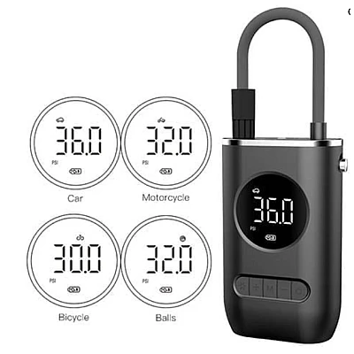 Compresor AUTO portabil CZK 3668 cu functie de Power Bank 2000mAh display LED Compresor AUTO portabil CZK 3668 cu functie de Power Bank 2000mAh display LED