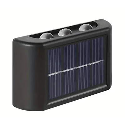 Lampa solara de perete lumina sus/jos 6 LED IP 65 impermeabila LY 002 Lampa solara de perete lumina sus/jos 6 LED IP 65 impermeabila LY 002