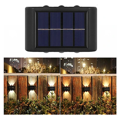 Lampa solara de perete lumina sus/jos 6 LED IP 65 impermeabila LY 002 Lampa solara de perete lumina sus/jos 6 LED IP 65 impermeabila LY 002
