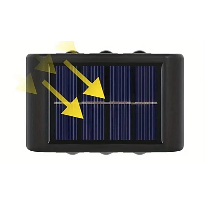 Lampa solara de perete lumina sus/jos 6 LED IP 65 impermeabila LY 002 Lampa solara de perete lumina sus/jos 6 LED IP 65 impermeabila LY 002