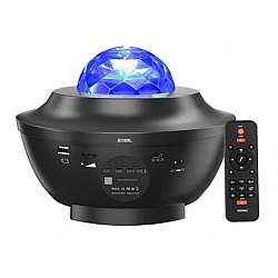 Proiector stil lampa de veghe galaxy pentru camera si boxa incorporata