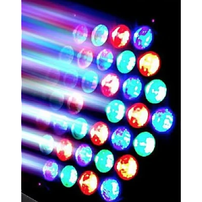 Proiector joc de lumini PAR 36 leduri RGB 8 jocuri de lumini Proiector joc de lumini PAR 36 leduri RGB 8 jocuri de lumini