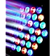 Proiector joc de lumini PAR 36 leduri RGB 8 jocuri de lumini Proiector joc de lumini PAR 36 leduri RGB 8 jocuri de lumini