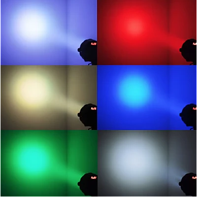 Proiector joc de lumini PAR 54 leduri RGB 8 jocuri de lumini Proiector joc de lumini PAR 54 leduri RGB 8 jocuri de lumini