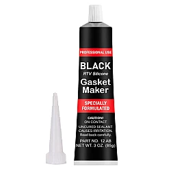 Set 2 Mastic silicon negru pentru garnituri