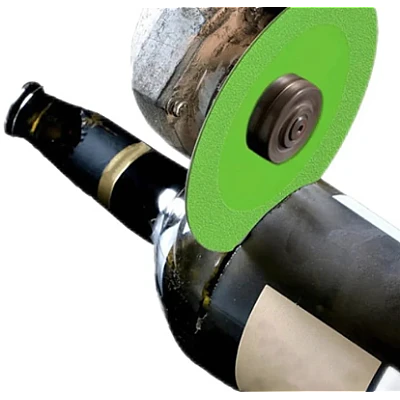 Disc diamantat LASERLINE pentru flex de taiat sticla si cristal 115mm VERDE Disc diamantat LASERLINE pentru flex de taiat sticla si cristal 115mm VERDE