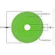 Disc diamantat LASERLINE pentru flex de taiat sticla si cristal 125mm VERDE