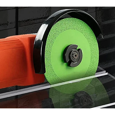 Disc diamantat LASERLINE pentru flex de taiat sticla si cristal 115mm VERDE Disc diamantat LASERLINE pentru flex de taiat sticla si cristal 115mm VERDE