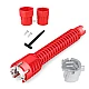 Cheie multifunctionala rosie pentru instalatii sanitare 3 capete interschimbabile Cheie multifunctionala rosie pentru instalatii sanitare 3 capete interschimbabile
