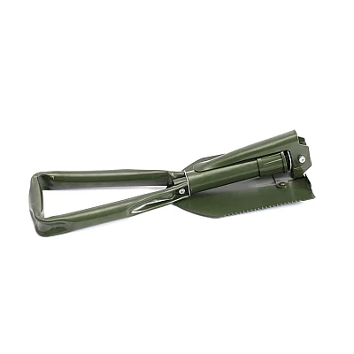 Lopata militara pliabila pentru camping verde cu husa Lopata militara pliabila pentru camping verde cu husa