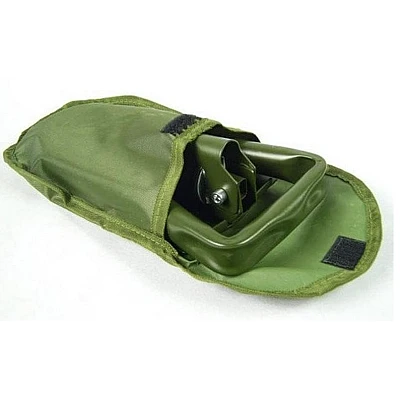 Lopata militara pliabila pentru camping verde cu husa Lopata militara pliabila pentru camping verde cu husa