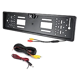 Suport numar auto cu camera video marsarier cu LED unghi filmare 170 grade BASE