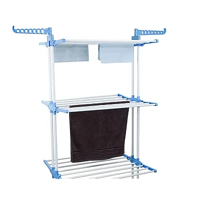 Uscator de rufe vertical Pliabil 3 Niveluri cu Suport Umerase si Suport pe Roti 170 cm Uscator de rufe vertical Pliabil 3 Niveluri cu Suport Umerase si Suport pe Roti 170 cm