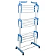 Uscator de rufe vertical Pliabil 3 Niveluri cu Suport Umerase si Suport pe Roti 170 cm Uscator de rufe vertical Pliabil 3 Niveluri cu Suport Umerase si Suport pe Roti 170 cm