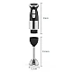 Blender de mana multifunctional cu doua trepte de viteza si doua lame din otel inoxidabil functie de mixare tocator 500W Blender de mana multifunctional cu doua trepte de viteza si doua lame din otel inoxidabil functie de mixare tocator 500W