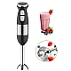 Blender de mana multifunctional cu doua trepte de viteza si doua lame din otel inoxidabil functie de mixare tocator 500W Blender de mana multifunctional cu doua trepte de viteza si doua lame din otel inoxidabil functie de mixare tocator 500W