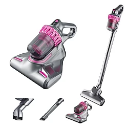 Aspirator de pat anti acarieni wireless igienizare profunda usor si manevrabil 10000Pa cu 8000 de vibratii pe minut