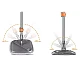 Set mop rotativ BIMROM cu doua rezerve galeata patrata cu doua compartimente separate pentru apa curata si murdara Set mop rotativ BIMROM cu doua rezerve galeata patrata cu doua compartimente separate pentru apa curata si murdara