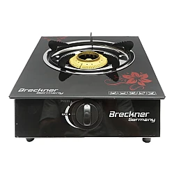 Aragaz plita cu un arzator din fonta 3KW sticla securizata 400x300x90mm Breckner