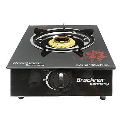Aragaz plita cu un arzator din fonta 3KW sticla securizata 400x300x90mm Breckner Aragaz plita cu un arzator din fonta 3KW sticla securizata 400x300x90mm Breckner