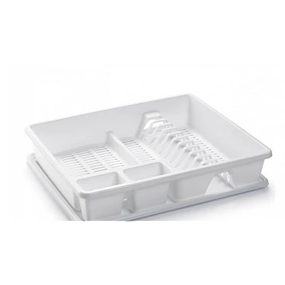 Uscator vase cu tava rectangular mare dimensiuni 48 x 38 x 9 cm argintiu Uscator vase cu tava rectangular mare dimensiuni 48 x 38 x 9 cm argintiu