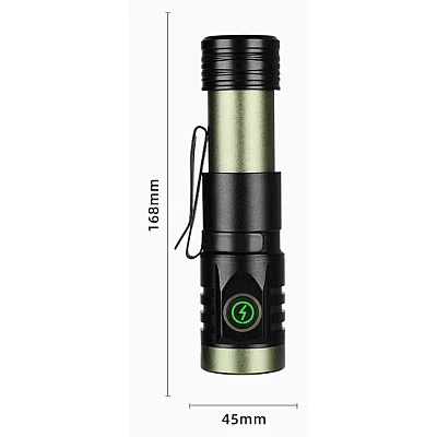Mini Lanterna puternica de mana BL402x extensibila cu 4 LED si 3000 lumeni Mini Lanterna puternica de mana BL402x extensibila cu 4 LED si 3000 lumeni