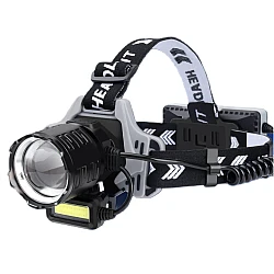 Lanterna de cap profesionala 30w cu led laser super luminoasa senzor de miscare BL V82 GT200