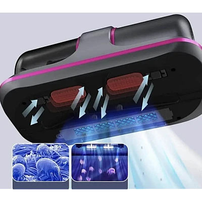 UB Aspirator fara fir si fara sac 100W antiacarieni 2 in 1 tehnologie UV UB Aspirator fara fir si fara sac 100W antiacarieni 2 in 1 tehnologie UV