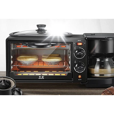 Aparat multifunctional electric 3 in 1 Mic Dejun cuptor grill filtru cafea LEIHMANN Aparat multifunctional electric 3 in 1 Mic Dejun cuptor grill filtru cafea LEIHMANN