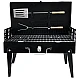 Gratar camping portabil negru cu ustensile 43x26x46 cm Gratar camping portabil negru cu ustensile 43x26x46 cm