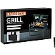 Gratar camping portabil negru cu ustensile 43x26x46 cm Gratar camping portabil negru cu ustensile 43x26x46 cm