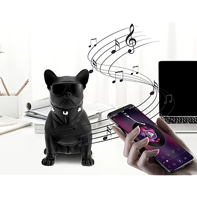 Boxa portabila wireless HD stereo cu bluetooth microfon radio tip Bulldog Boxa portabila wireless HD stereo cu bluetooth microfon radio tip Bulldog