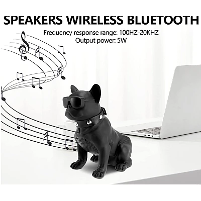 Boxa portabila wireless HD stereo cu bluetooth microfon radio tip Bulldog Boxa portabila wireless HD stereo cu bluetooth microfon radio tip Bulldog