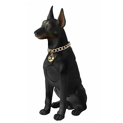 Boxa portabila wireless cu bluetooth si microfon tip doberman 10W CH M210M Boxa portabila wireless cu bluetooth si microfon tip doberman 10W CH M210M