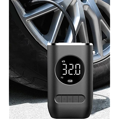 Compresor AUTO portabil CZK 3668 de 7.4V display LED 2000mAh Compresor AUTO portabil CZK 3668 de 7.4V display LED 2000mAh