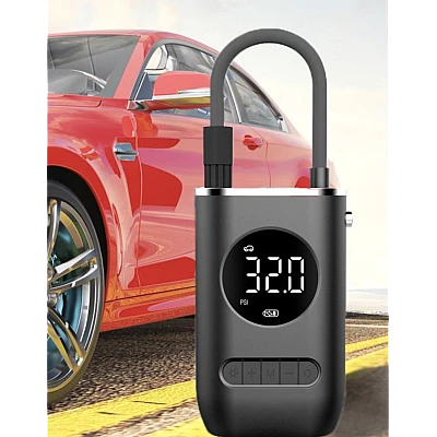Compresor AUTO portabil CZK 3668 de 7.4V display LED 2000mAh Compresor AUTO portabil CZK 3668 de 7.4V display LED 2000mAh