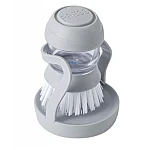 Perie pentru vase cu dozator detergent si suport