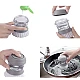 Perie pentru vase cu dozator detergent si suport Perie pentru vase cu dozator detergent si suport