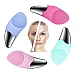 Dispozitiv sonic de curatare faciala 4 niveluri de vibratie din silicon Dispozitiv sonic de curatare faciala 4 niveluri de vibratie din silicon