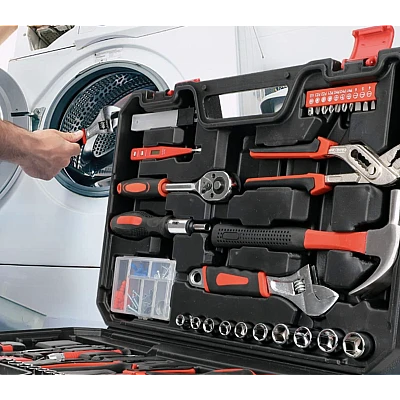 Trusa profesionala de scule multifunctionala cu 43 de accesorii