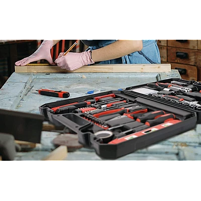 Trusa profesionala de scule multifunctionala cu 43 de accesorii