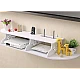 Suport elegant pentru router si alte dispozitive sau obiecte de decor 100x23cm alb Suport elegant pentru router si alte dispozitive sau obiecte de decor 100x23cm alb