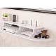 Suport elegant pentru router si alte dispozitive sau obiecte de decor 100x23cm alb Suport elegant pentru router si alte dispozitive sau obiecte de decor 100x23cm alb