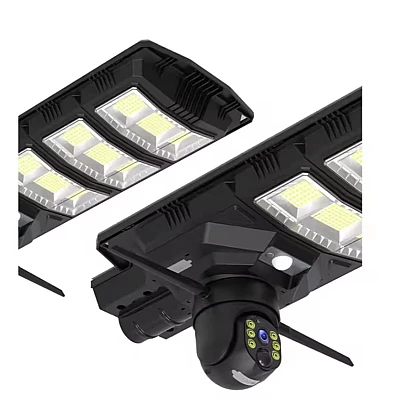 Lampa cu Incarcare Solara 300 W cu Camera Video incorporata 5MP Lampa cu Incarcare Solara 300 W cu Camera Video incorporata 5MP